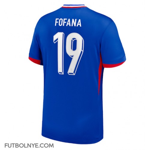 Camiseta Francia Youssouf Fofana #19 Primera Equipación Eurocopa 2024 manga corta